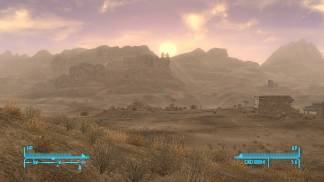 Some environmental screencaps I took in New Vegas