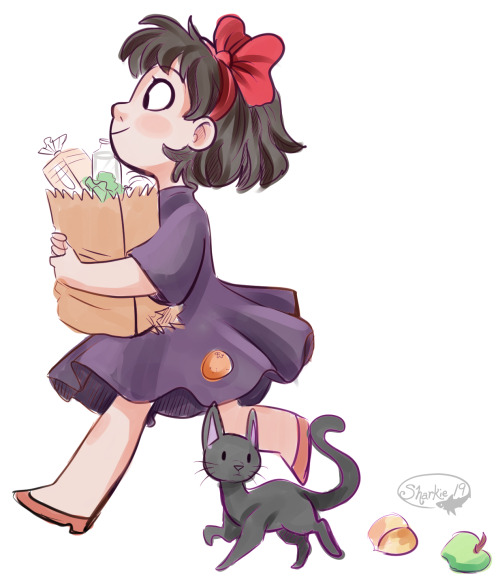 sharkie-19:   Kiki’s Delivery Service sketches. adult photos