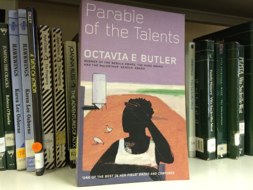 Book cover of the day from our fiction shelves ‘Parable of the Talents’ by Octavia E. Butler.