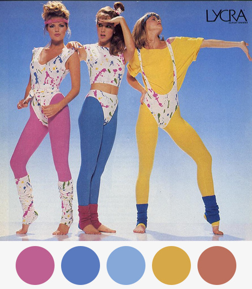 Colors from the 80s on Tumblr