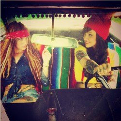 damselsuicide:  miss cheech and chong… 💙❤💛 @bernicebobsit (photo by @alissa_brunelli) 