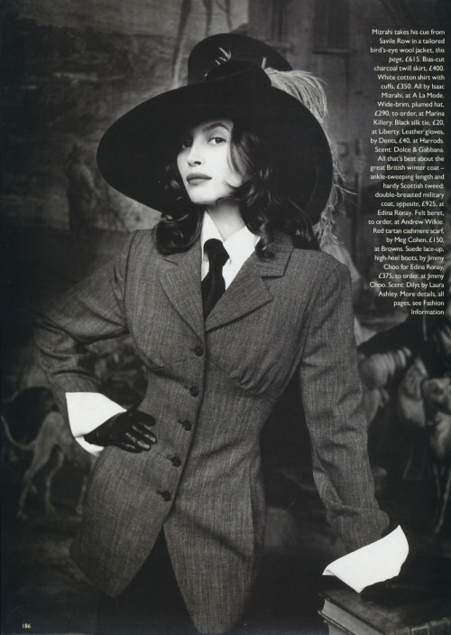 iconographyblog:Christy Turlington | Photography by Mario Testino | For Vogue Magazine UK | Septembe