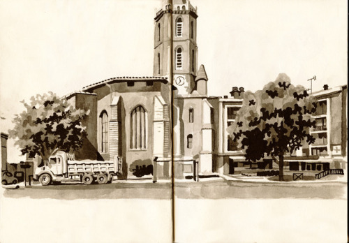 antoinemaillard: Toulouse Sketch Book pages 2018more here: antoine-maillard.blogspot.co