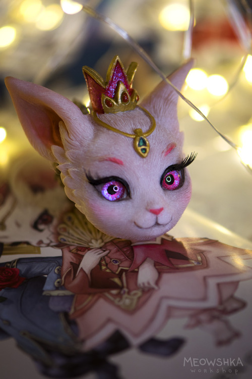 WIP. The last art Doll this year. Cute and tender Feline Queen from Lineage 2.