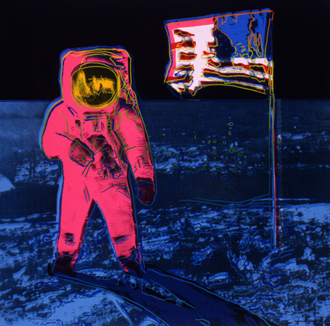 imjerryhall:  ‘Moon Walk’, screen print on Lenox Museum Board | Andy Warhol,