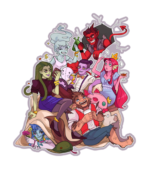 Happy Halloween!Monsters of Monster Prom (The Game)