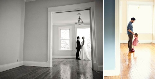 tyleroakley: “Two years after losing his wife to cancer, a man re-created his wedding photos w