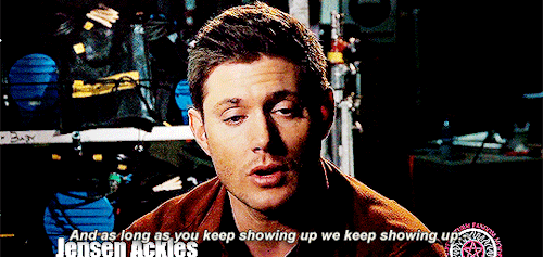 thedoctorsjawn:   [x] I think I can speak for the whole fandom - we will never stop showing up.  