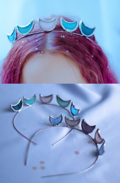 sosuperawesome: Headpieces and CrownsMoon Dome on Etsy