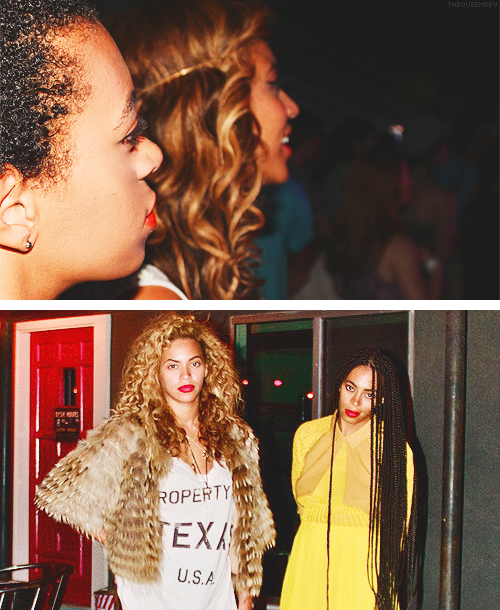 thequeenbey:   “I’m very proud of my sister and protective of her. Solange is