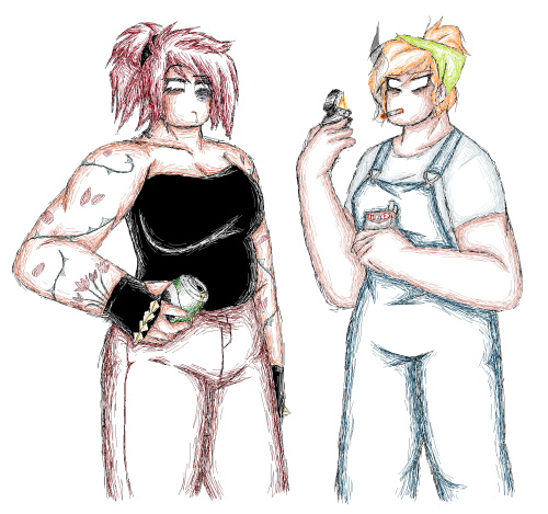 Glowy Sketches I Forgor To Post