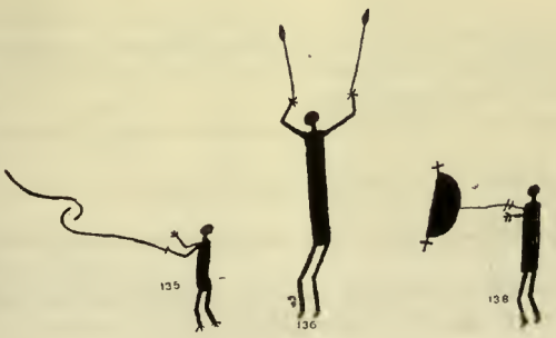 Nsibidi (cont.) 90. The hollow square is the path leading to the bush, represented by the five small