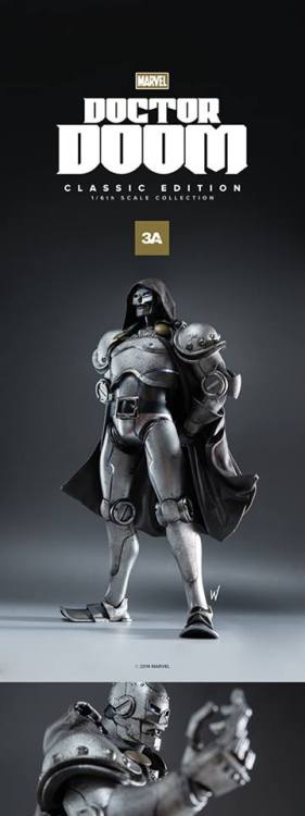 Marvel Doctor Doom by 3A Toys.(via Marvel Doctor Doom – October 31st)More about Marvel here.