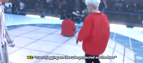 kristian-do:our seventeen kids and the floor projections