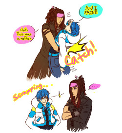 darkgreyclouds:  Suddenly Mink caught him and it was like Mink what 