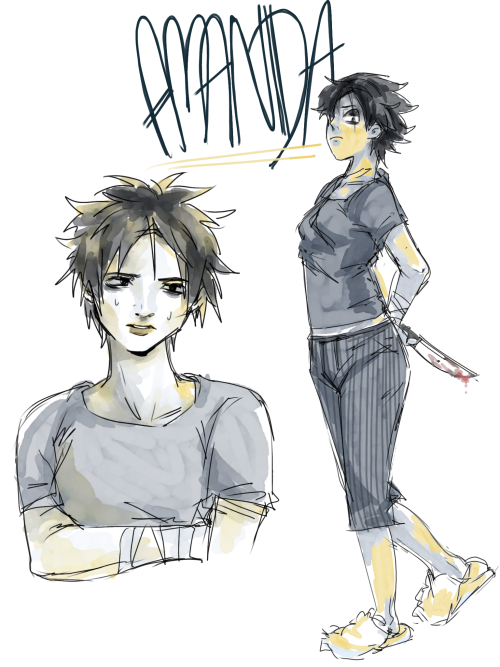 Amanda In Saw 2 C: Shes Mah Girl And I Really Love Drawing Her Hair In This Movie Even If Its Not Totally