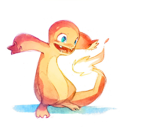 otlgaming:  POKEMON IN WATERCOLORS Nicholas Kole has begun a quest to create all
