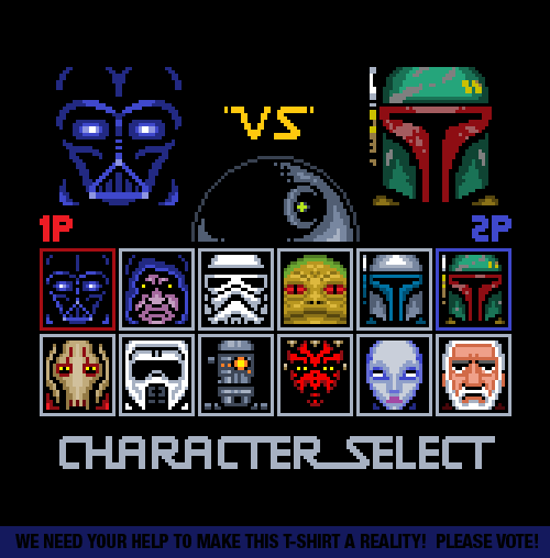 gamefreaksnz:  DARK SIDE FIGHTER!We need your help to make this t-shirt a reality! Please vote for it! Thanks a ton! You all rule ♥ ♥ ♥ ♥ ♥!https://www.welovefine.com/vote.php?id_contest=30&id_submit=12866  I NEED THIS ‘CAUSE OF
