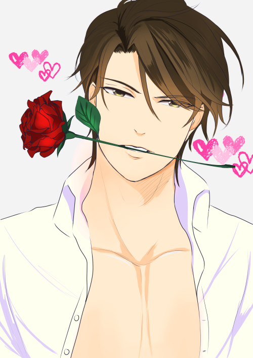Happy (a bit late) Valentines! From Shunichiro :)So glad he’s got a new season just come out!!
