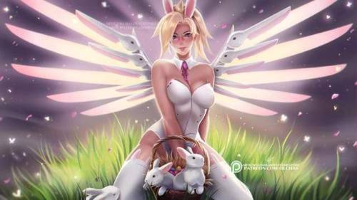 impossiblycutecheese: Happy Easter Overwatch-is-sexy