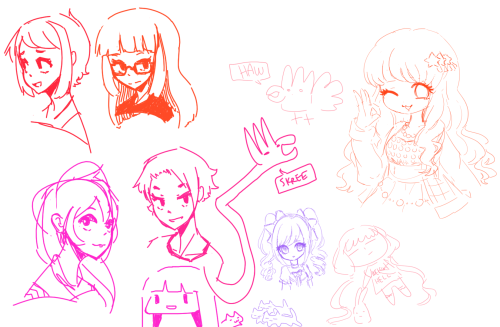 various drawpiles with other people &ndash; twitter handles in the image captions.or, in order: 