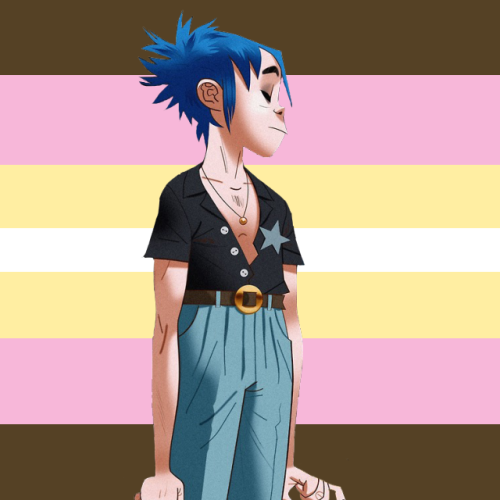 2D from GORILLAZ EATS WORMS requested by @ocryptid