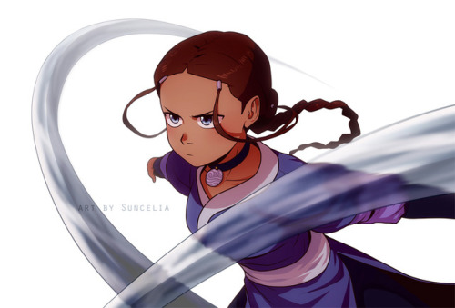 suncelia-art: Katara from “Avatar: The Last Airbender”. Just finished rewatching this ma