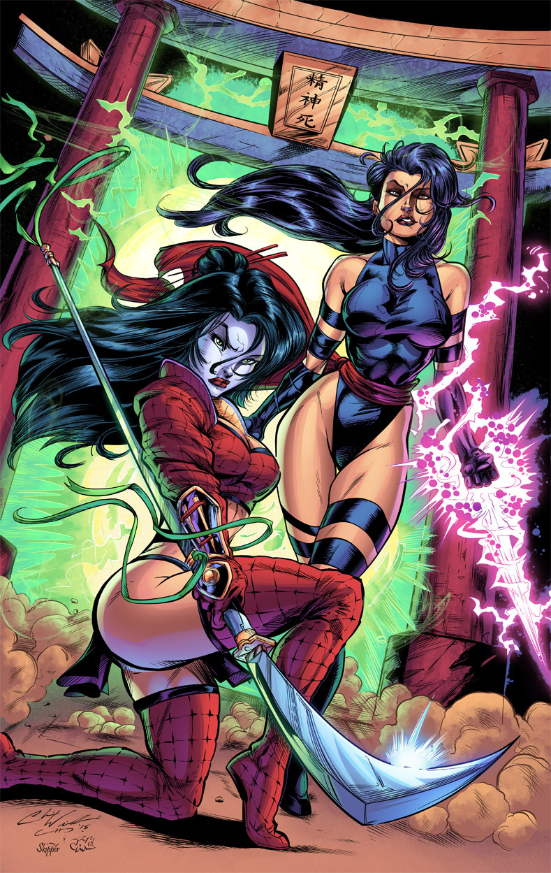 Shi/Psylocke: Seishin-tekina shi Colors by CdubbArt 