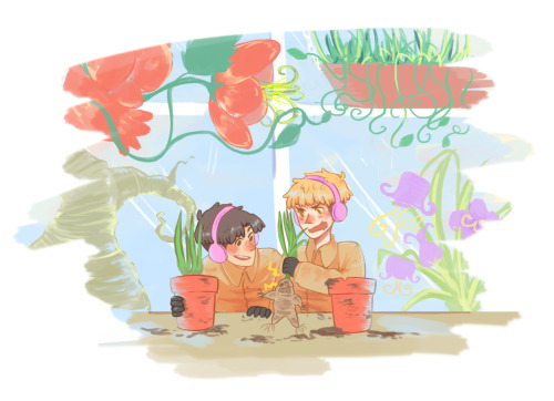 thechosenchu:Hogwarts AUs give me life erkay2nd year herbology dorks; Marco would probably have a kn