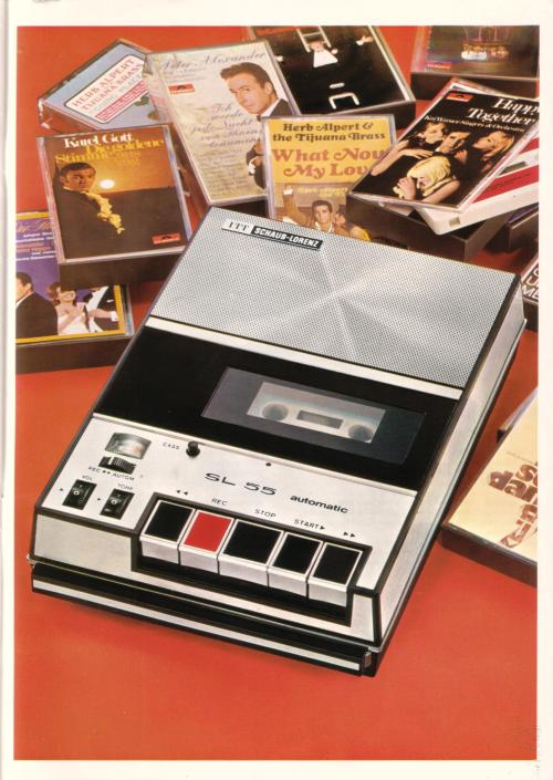 ITT Schaub Lorenz Cassette Recorder, 1969. Germany. Source