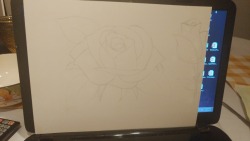 Might be a little hard to see but I drew them lightly on purpose because I&rsquo;m going to paint them tomorrow. I&rsquo;m really enjoying painting  and I&rsquo;m really surprising myself with how well I can learn this. It means a lot that I&rsquo;ve