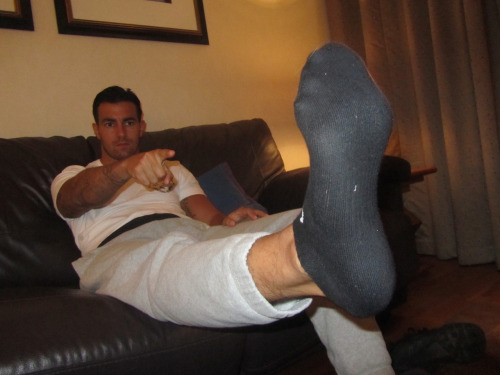 fag needs to sniff sweaty sox of Str8 Alpha Master