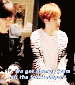 eteru:  Myungsoo’s cute expression (′∪`艸)⌒*。a ha.♡。: