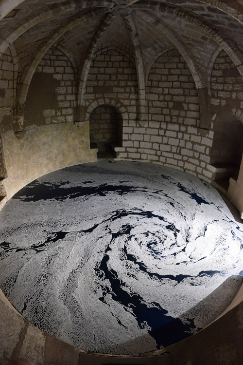 mayahan:Elaborate Salt Labyrinths by Japanese Artist Motoi Yamamoto