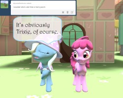 Asktrixandberry:  Trixie: Berry Is So Sweet.  D'aww X3