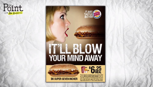 tytnetwork:The model featured in one of Burger King’s infamously suggestive ads for the BK Super Sev