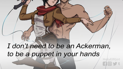 Are Ackermans slaves who follow orders, like puppet at someone command? Are they free? Mikasa doesn&