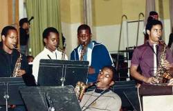 Moneyhoesnclothes:  Rakim Jamming On The Sax During The 80S At The Front. 