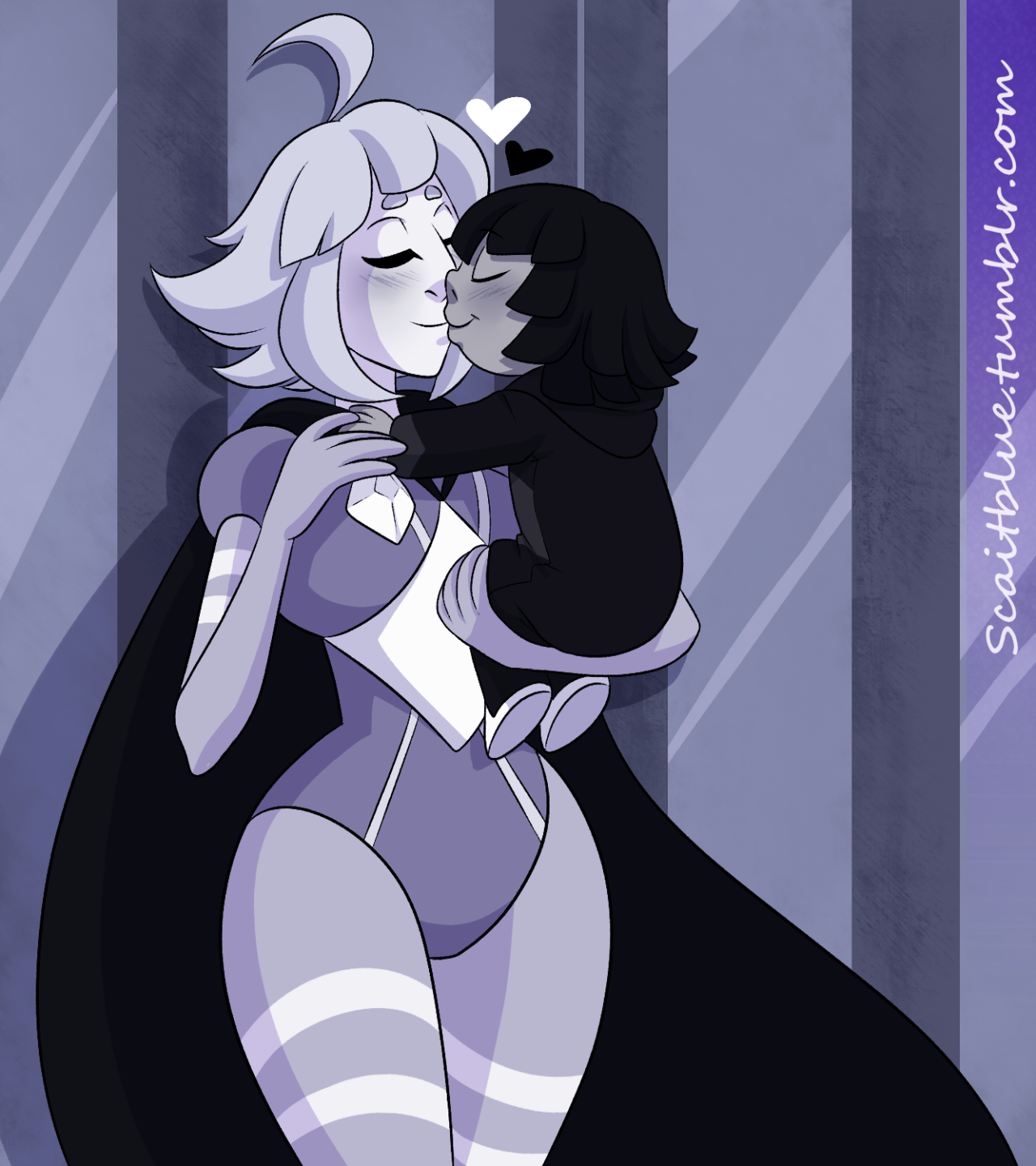scaitblue:  Commission for @nemo-tv-champion her gem oc   Black Star  with peridot