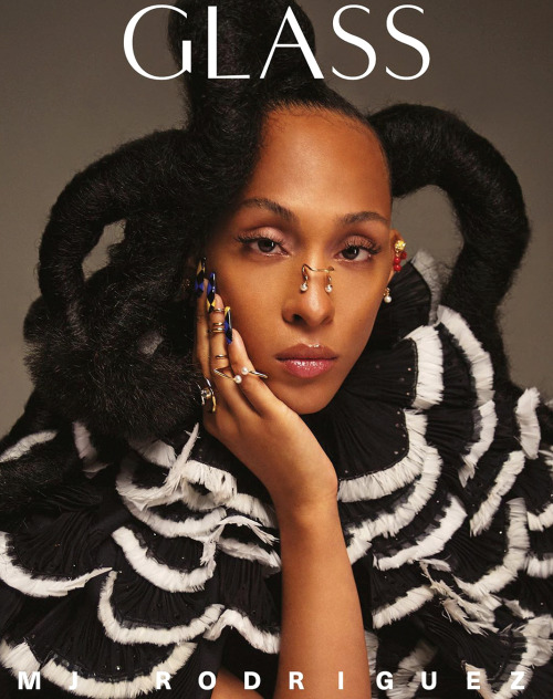 poshtotties:Mj Rodriguez for Glass Magazine