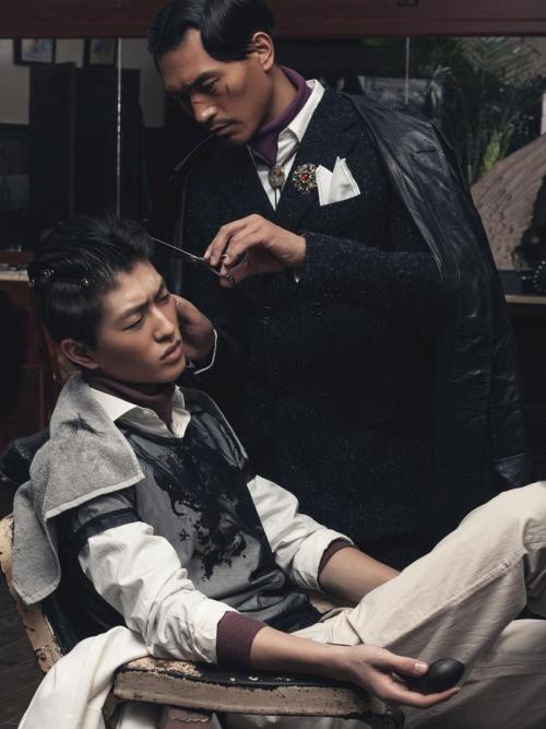 myfavoritespoonismiddle:samflow:Men’s Joker - le artiste capillaireModels: Jin Dachuan,  Rock JiPhot