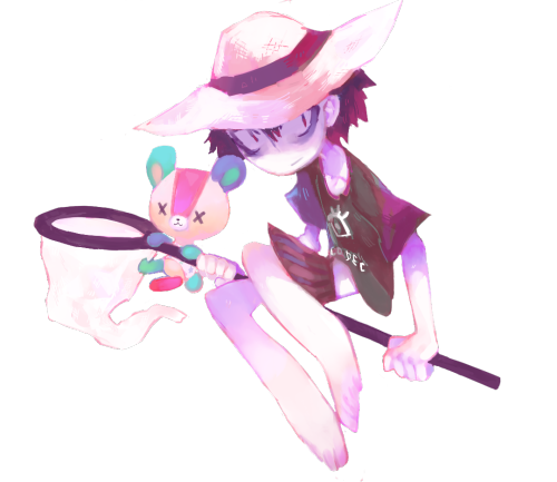 domicrossing:  commission for sucriosse of animauxing’s mayor with stitches.