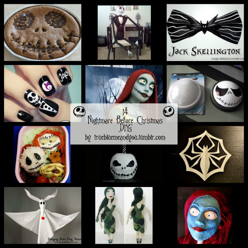 14 Nightmare Before Christmas DIYs from HalloweenCrafts by TrueBlueMeandYou.DIY Jack Skellington Glu