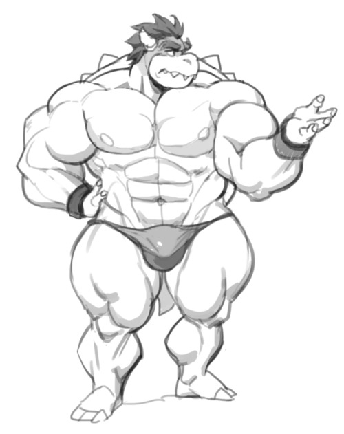 toomanyboners:  Big Bowser draws