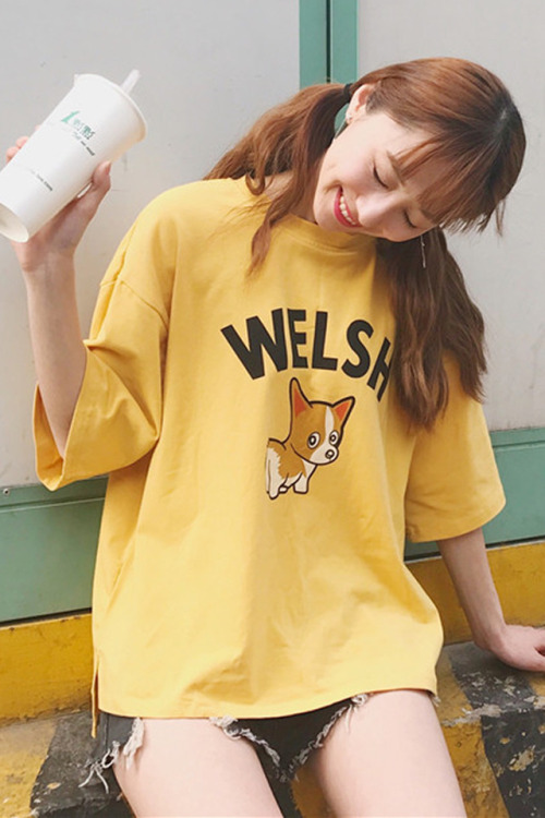 welsh dog tee