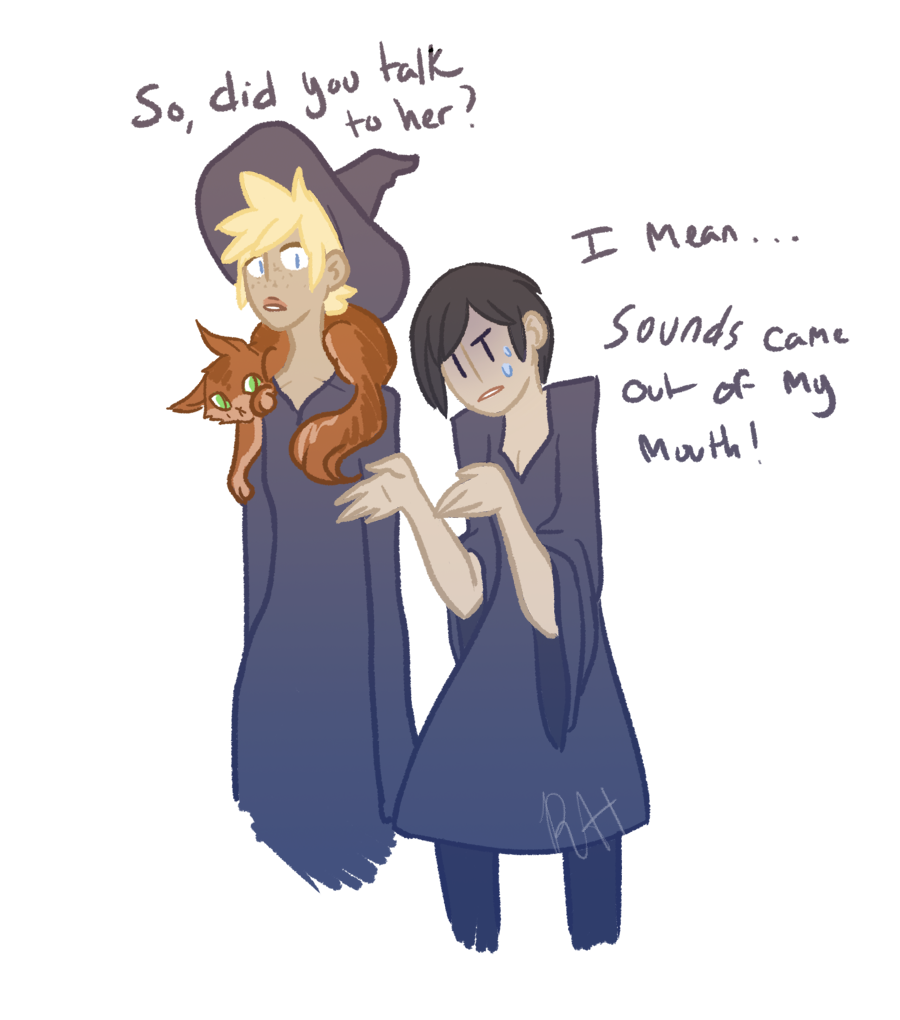 spoookiepie:  hey remember that witch au I had going on? 