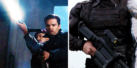 n-barnes:  Bucky with the guns.