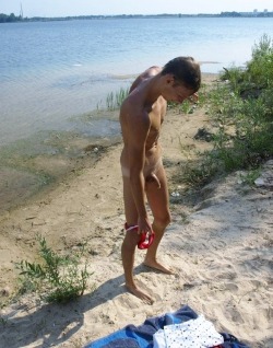 nudistbeachboys:  Check Out Nudist Beach Boys For More Sexy Nude Boys At Nude Beaches