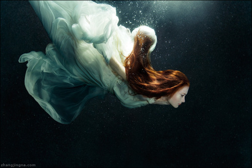 A selection of underwater shots by Zhang Jingna as part of the ‘Motherland Chronicles’ c