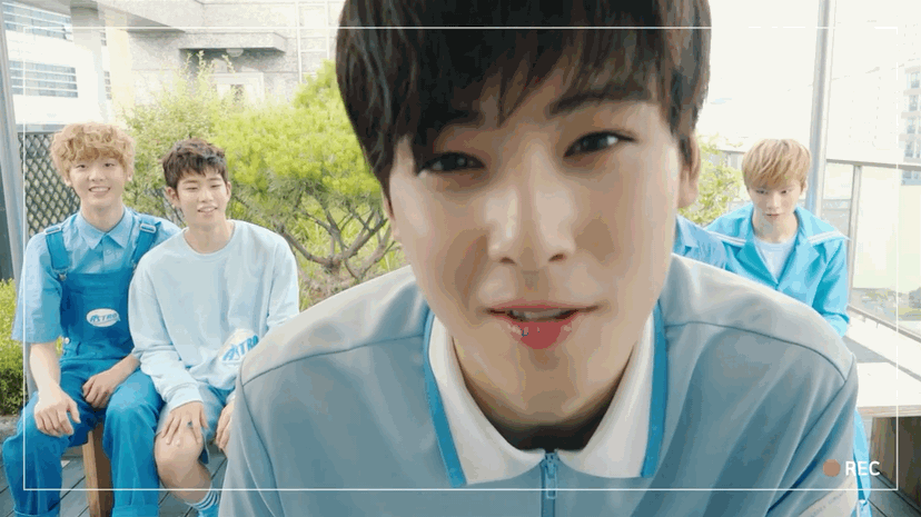 rockybin:  tag yourself I’m eunwoo slapping sanha’s butt